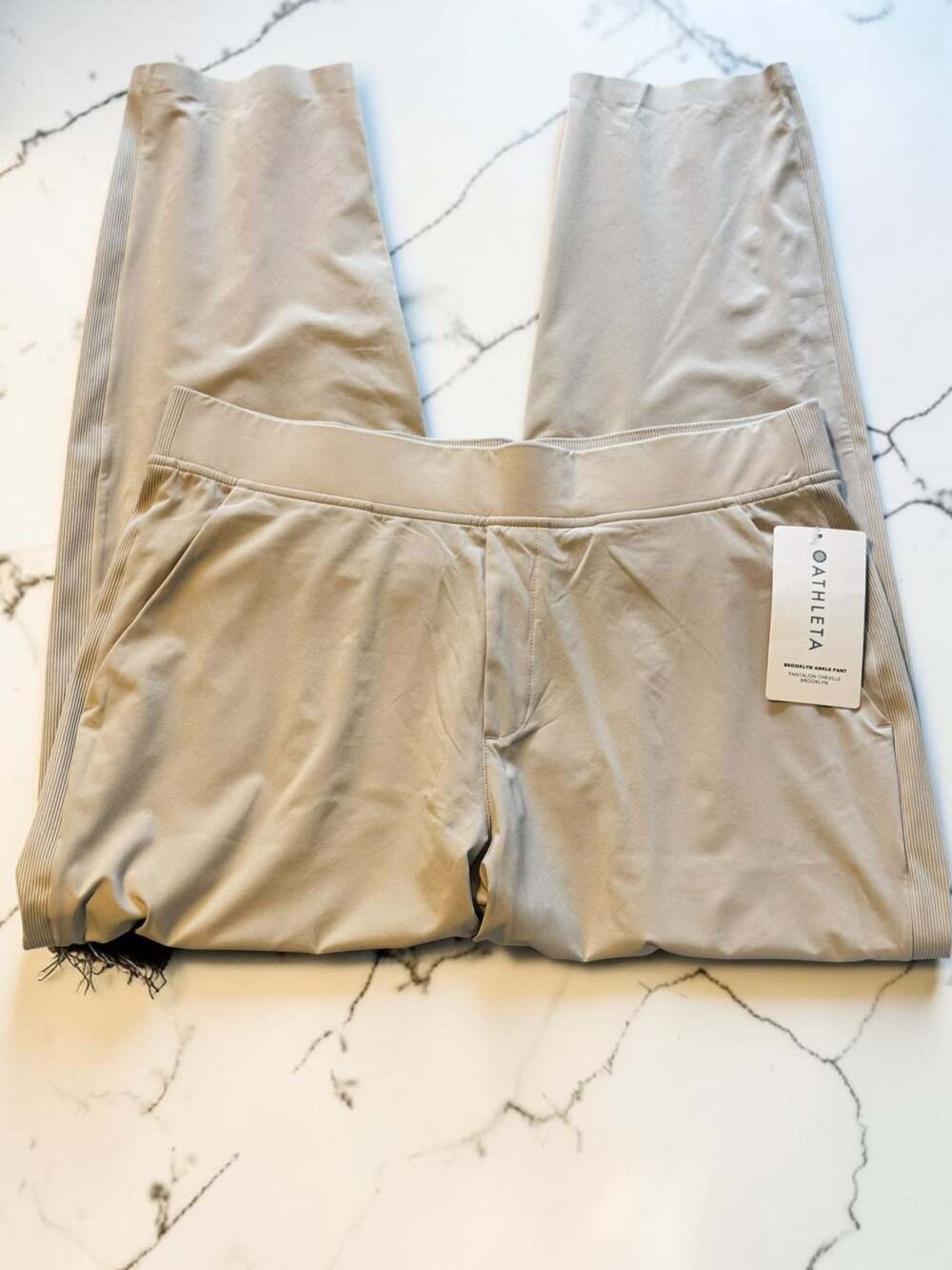Athleta Brooklyn Ankle Pant Size 14 Beige